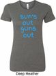 Suns Out Guns Out Ladies Longer Length Shirt