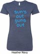Suns Out Guns Out Ladies Longer Length Shirt