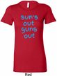 Suns Out Guns Out Ladies Longer Length Shirt