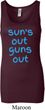 Suns Out Guns Out Ladies Longer Length Tank Top