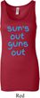 Suns Out Guns Out Ladies Longer Length Tank Top