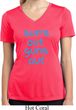 Suns Out Guns Out Ladies Moisture Wicking V-neck Shirt
