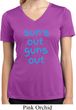 Suns Out Guns Out Ladies Moisture Wicking V-neck Shirt