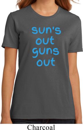 Suns Out Guns Out Ladies Organic Shirt