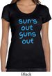 Suns Out Guns Out Ladies Scoop Neck Shirt
