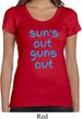 Suns Out Guns Out Ladies Scoop Neck Shirt