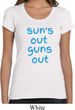 Suns Out Guns Out Ladies Scoop Neck Shirt