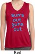 Suns Out Guns Out Ladies Sleeveless Moisture Wicking Shirt