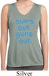 Suns Out Guns Out Ladies Sleeveless Moisture Wicking Shirt