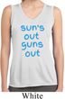 Suns Out Guns Out Ladies Sleeveless Moisture Wicking Shirt