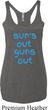 Suns Out Guns Out Ladies Tri Blend Racerback Tank Top