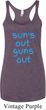 Suns Out Guns Out Ladies Tri Blend Racerback Tank Top