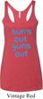 Suns Out Guns Out Ladies Tri Blend Racerback Tank Top