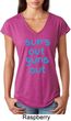 Suns Out Guns Out Ladies Tri Blend V-Neck Shirt