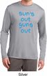 Suns Out Guns Out Mens Dry Wicking Long Sleeve Shirt
