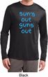 Suns Out Guns Out Mens Dry Wicking Long Sleeve Shirt
