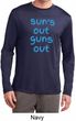 Suns Out Guns Out Mens Dry Wicking Long Sleeve Shirt