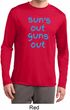 Suns Out Guns Out Mens Dry Wicking Long Sleeve Shirt