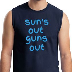 Suns Out Guns Out Mens Muscle Shirt