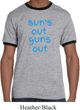 Suns Out Guns Out Mens Ringer Shirt