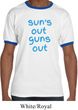 Suns Out Guns Out Mens Ringer Shirt