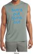 Suns Out Guns Out Mens Sleeveless Moisture Wicking Shirt