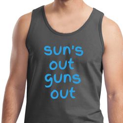 Suns Out Guns Out Mens Tank Top