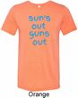 Suns Out Guns Out Mens Tri Blend Crewneck Shirt
