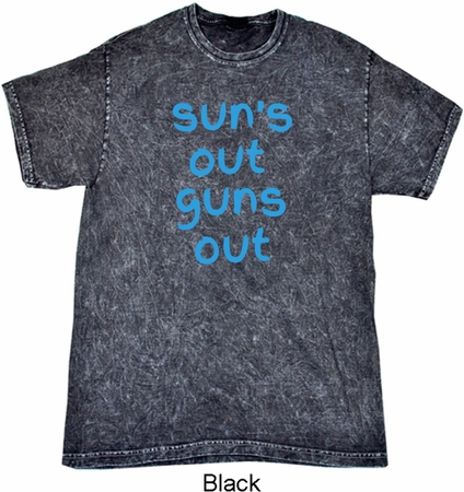 Suns Out Guns Out Mineral Tie Dye Shirt