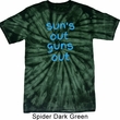Suns Out Guns Out Spider Tie Dye Shirt