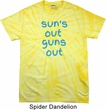 Suns Out Guns Out Spider Tie Dye Shirt