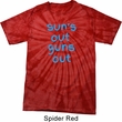 Suns Out Guns Out Spider Tie Dye Shirt