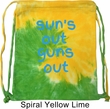 Suns Out Guns Out Tie Dye Bag