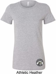 Super Bee Circle Logo Bottom Print Ladies Dodge Shirts