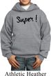 Super Black Print Kids Hoodie