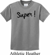 Super Black Print Kids Shirt