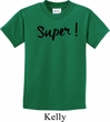 Super Black Print Kids Shirt