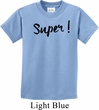 Super Black Print Kids Shirt