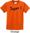 Super Black Print Kids Shirt