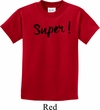 Super Black Print Kids Shirt