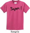 Super Black Print Kids Shirt