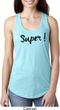 Super Black Print Ladies Ideal Tank Top