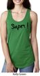 Super Black Print Ladies Ideal Tank Top