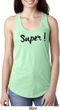 Super Black Print Ladies Ideal Tank Top