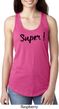 Super Black Print Ladies Ideal Tank Top