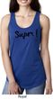 Super Black Print Ladies Ideal Tank Top
