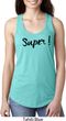 Super Black Print Ladies Ideal Tank Top