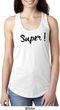 Super Black Print Ladies Ideal Tank Top