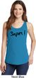 Super Black Print Ladies Tank Top