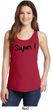 Super Black Print Ladies Tank Top
